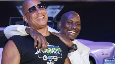 Vin Diesel junto a Tyrese Gibson.