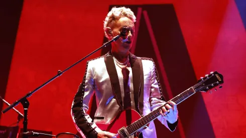 SACRAMENTO, CALIFORNIA - MARCH 23: Martin Gore of Depeche Mode performs onstage during the "Memento Mori" World Tour opener at Golden 1 Center on March 23, 2023 in Sacramento, California. (Photo by Frazer Harrison/Getty Images for Live Nation)