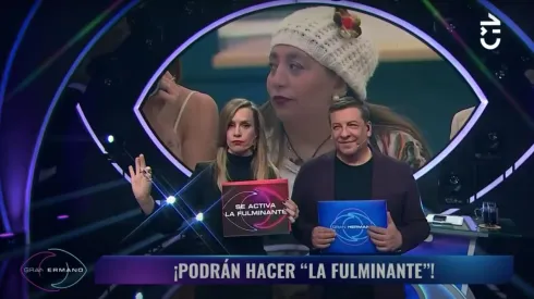 El momento de la activación de la Nominación Fulminante en Gran Hermano Chile.