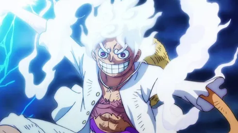 Luffy en Gear 5 en One Piece.