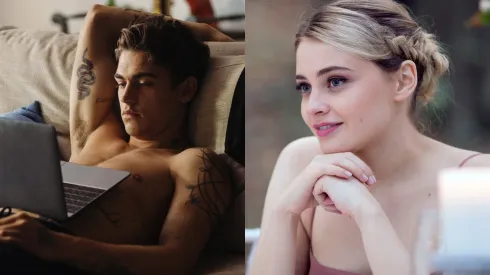 Hero Fiennes Tiffin y Josephine Langford, los protagonistas de la saga After.