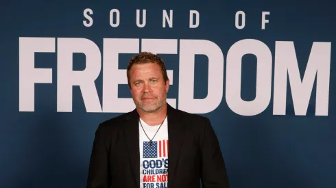Tim Ballard en el estreno de "Sound of Freedom"