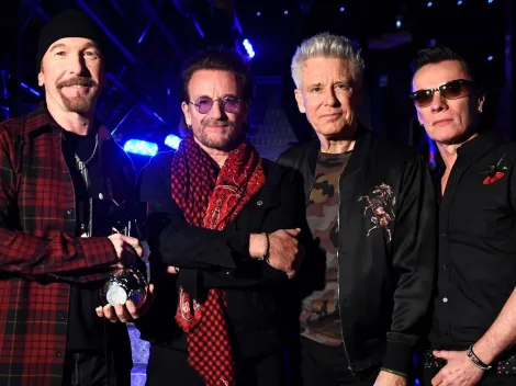 U2 tocó en las calles de Las Vegas su nueva canción: Atomic City