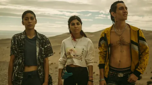 El trío protagonista de Sayen: La Ruta Seca.