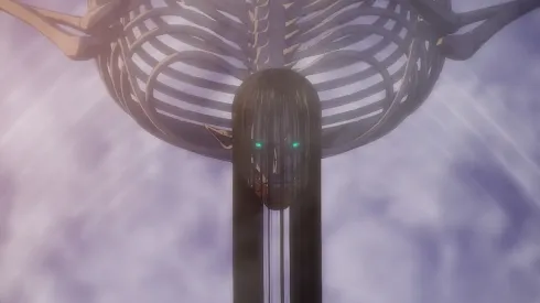 Una de las espeluznantes capturas del final de Shingeki no Kyojin.