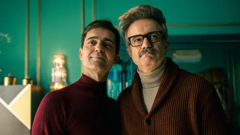 Berlín y uno de sus nuevos secuaces, en su propia serie derivada de La Casa de Papel.