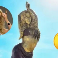 ¡No se puede creer! El INSÓLITO ERROR en la nueva estatua de Shakira