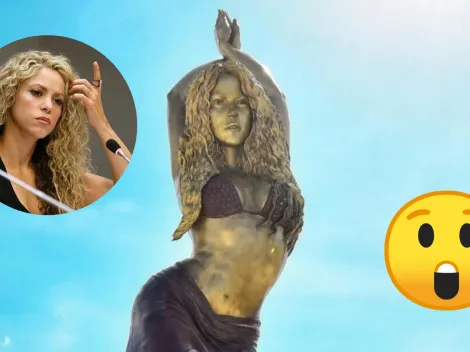 ¡No se puede creer! El INSÓLITO ERROR en la nueva estatua de Shakira
