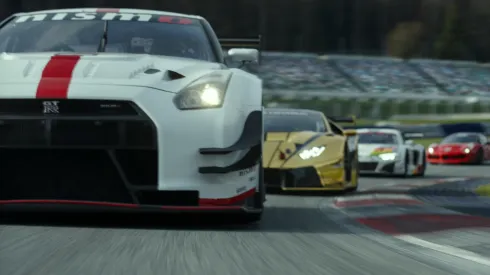 Una de las emocionantes escenas de acción de Gran Turismo.