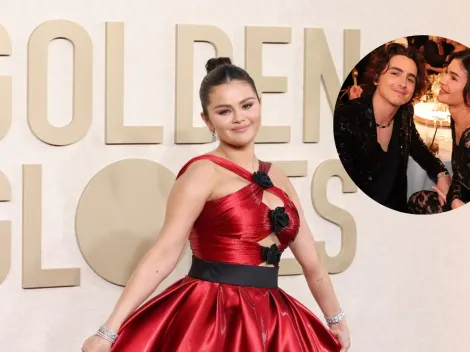 ¿Qué pasó entre Selena Gómez, Kylie Jenner y Timothée Chalamet en los Golden Globes 2024?