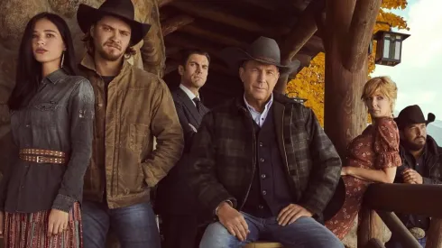 El elenco principal de Yellowstone en pleno.
