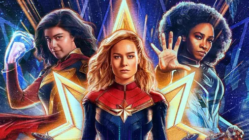 Brie Larson, Teyonah Parris y Iman Vellani protagonizan The Marvels.