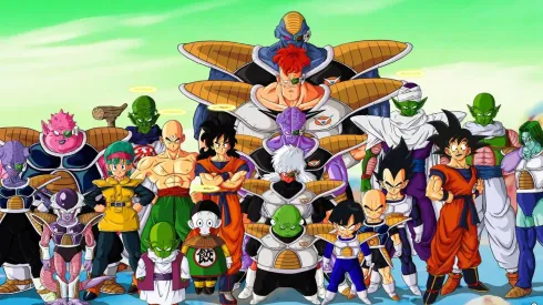 Los personajes principales de Dragon Ball Z.
