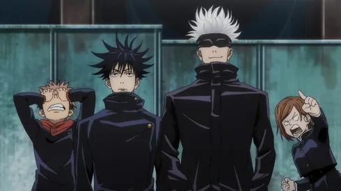 El equipo de Satoru Gojo en pleno, para Jujutsu Kaisen, Temporada 1.