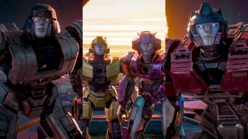 Los protagonistas de Transformers Uno, la precuela animada de la saga ispirada por los personajes de Hasbro.
