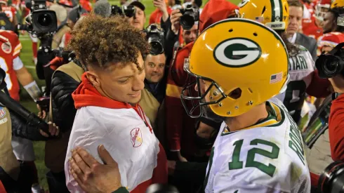 Patrick Mahomes y Aaron Rodgers
