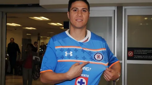 Cristaldo jugó un semestre en 2016 en Cruz Azul.