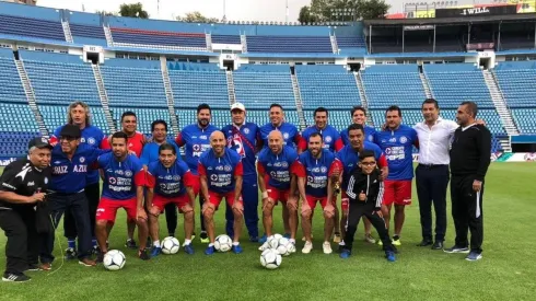 Plantel de leyendas de Cruz Azul.