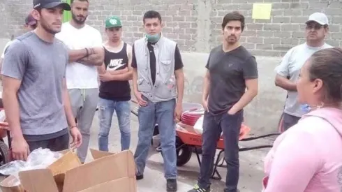 La Máquina fue uno de los clubes que más colaboró en terreno.