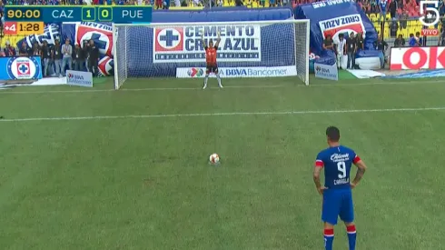 Caraglio anotó un penal en el primer partido de Liga MX ante Puebla.