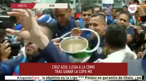 Cruz Azul llegó hace pocos minutos a la Ciudad de México.