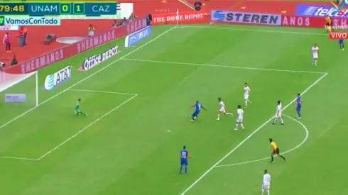 Rentería anotó el 2-0 con un misilazo. (Las Estrellas)