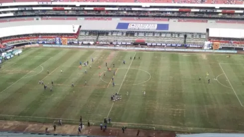 La cancha del Azteca siempre puede estar peor