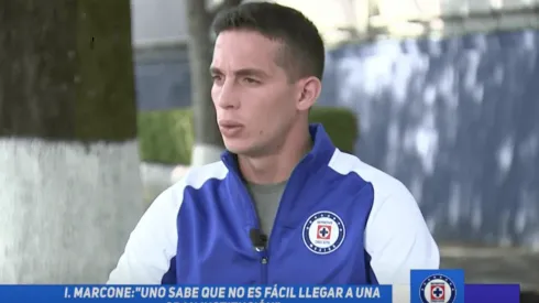 Iván Marcone aseguró que Cruz Azul es una institución muy grande.