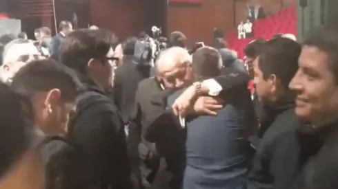 Giménez y Álvarez se encontraron en la investidura al Salón de la Fama. (Récord)