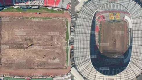 Cruz Azul jugaría en un césped nuevo los juegos de la Liguilla. (Exclusivas de Récord)