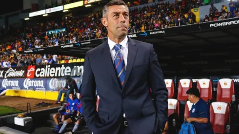Caixinha atendió a los medios después del triunfo. (Jam Media)