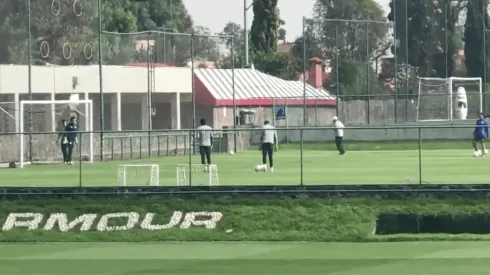 Cruz Azul entrenó hoy en La Noria. / Gentileza