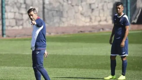 Elías Hernández entrenó hoy. (Archivo)