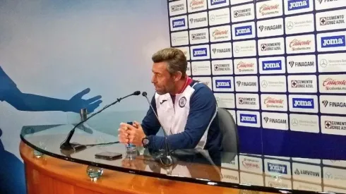 Caixinha habló hoy en rueda de prensa. (Archivo)