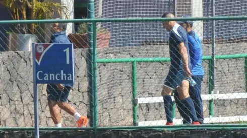 Pablo Aguilar se lesionó hoy.