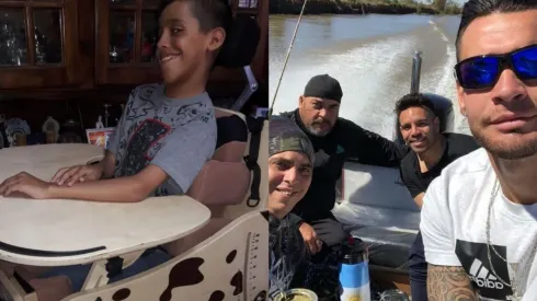 Caraglio es aficionado de la pesca.