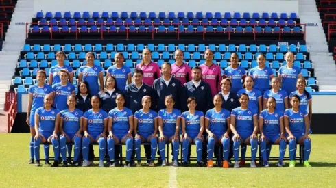 Cruz Azul Femenil se fotografió esta semana.