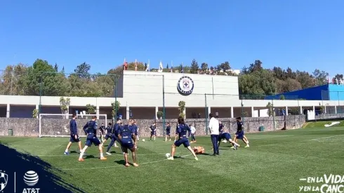 Monterrey está entrenando en La Noria.