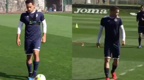 Aldrete y Aguilar entrenaron a la par hoy.