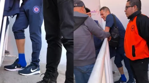 Aguilar se lesionó el tobillo derecho.