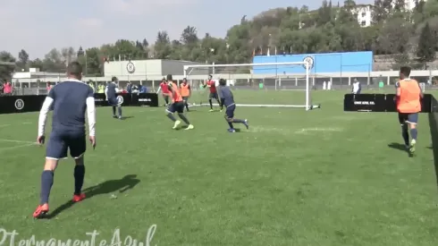 Cruz Azul entrenó definición hoy.