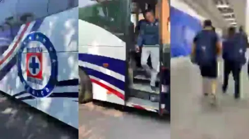 Cruz Azul llegó al Azteca para enfrentar a Santos Laguna.