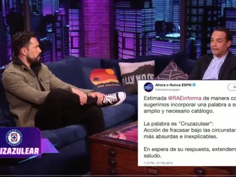 Vergonzoso: Programa de ESPN pide incluir "cruzazulear" en la RAE