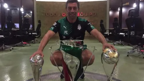 Caixinha salió campeón con Santos Laguna.