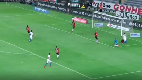 Domínguez anotó el 1-0 parcial.