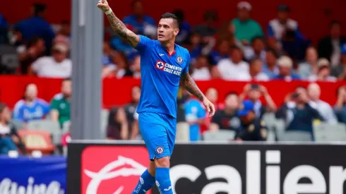 Caraglio celebró en las redes su doblete contra Pachuca