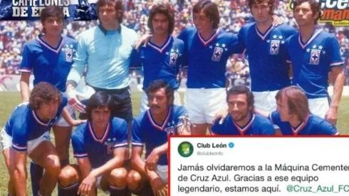 Plantel de Cruz Azul del año 1971.