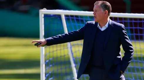 Peláez habló de la lesión de Aguilar.