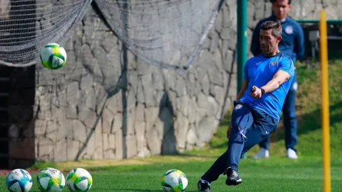 El técnico portugués le ofreció una breve asesoría en estrategia al ex futbolista argentino