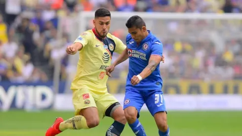 Cruz Azul enfrentando al América en el Clausura 2019.